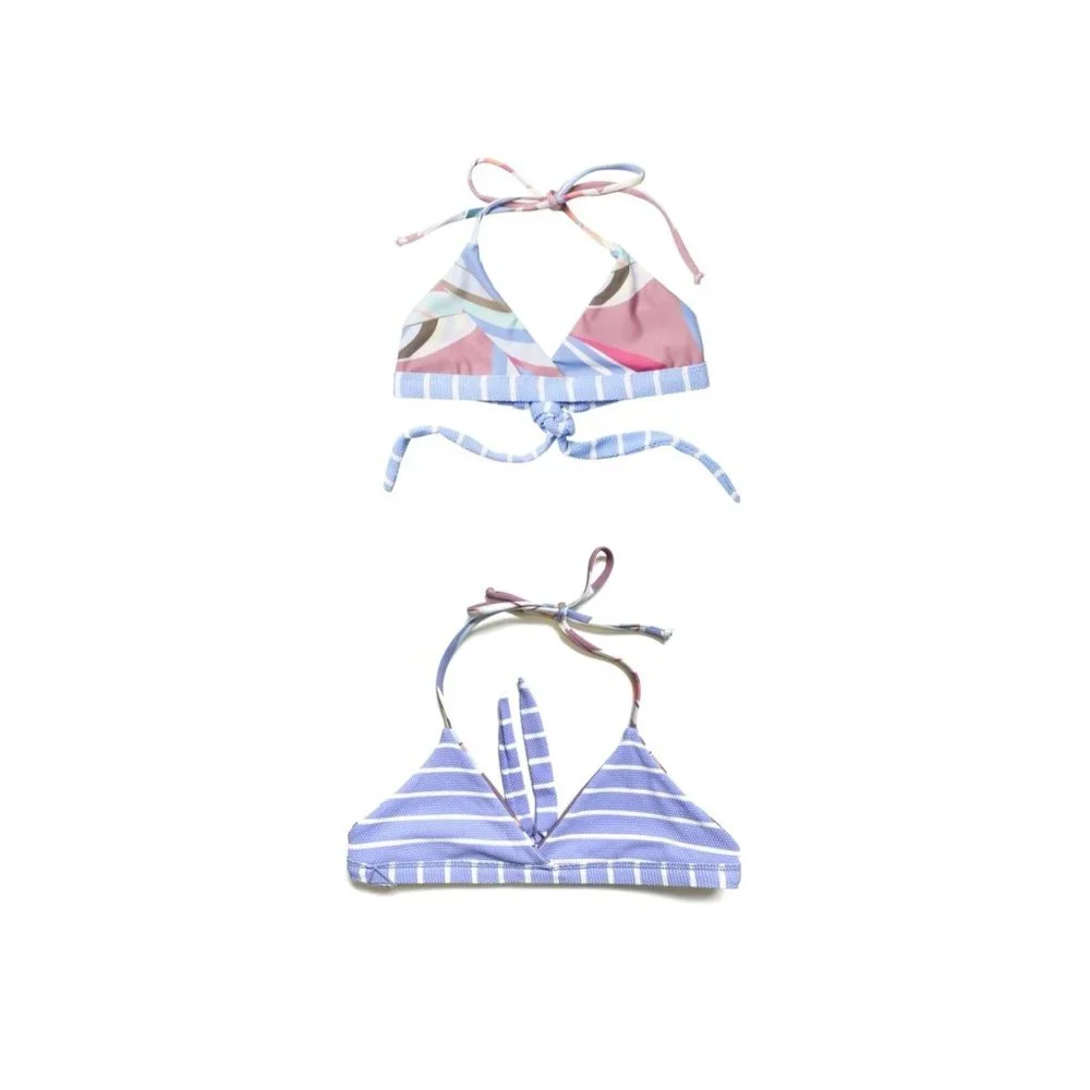 Splendid Atmospheric Reversible Triangle Bikini Top NEW WITH TAGS